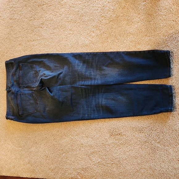 White House Black Market Skinny Ankle Leather Embellished Jeans - Picture 9 of 12